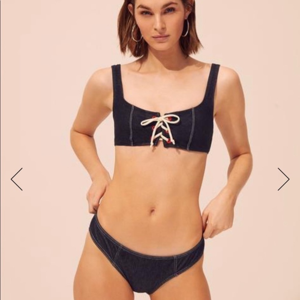NWT Solid & Striped Isabella Bikini